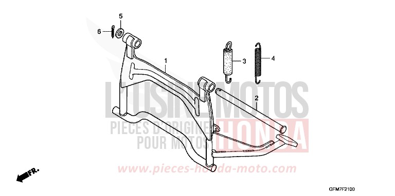 STAND for NHX 110 PEARL SILKY WHITE (NHA67) from 2010